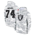 LV.Raiders #74 Kolton Miller Player Arctic Camo Salute to Service Hoodies Limited Game Ldoa Stitched Jerseys