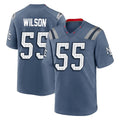 NE.Patriots #55 Jared Wilson Player Blue Rivalries Collection Home Game Ldoa Stitched Jerseys
