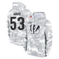 C.Bengals #53 Boye Mafe Player Arctic Camo Salute to Service Pullover Hoodie Limited Ldoa Stitched Jerseys
