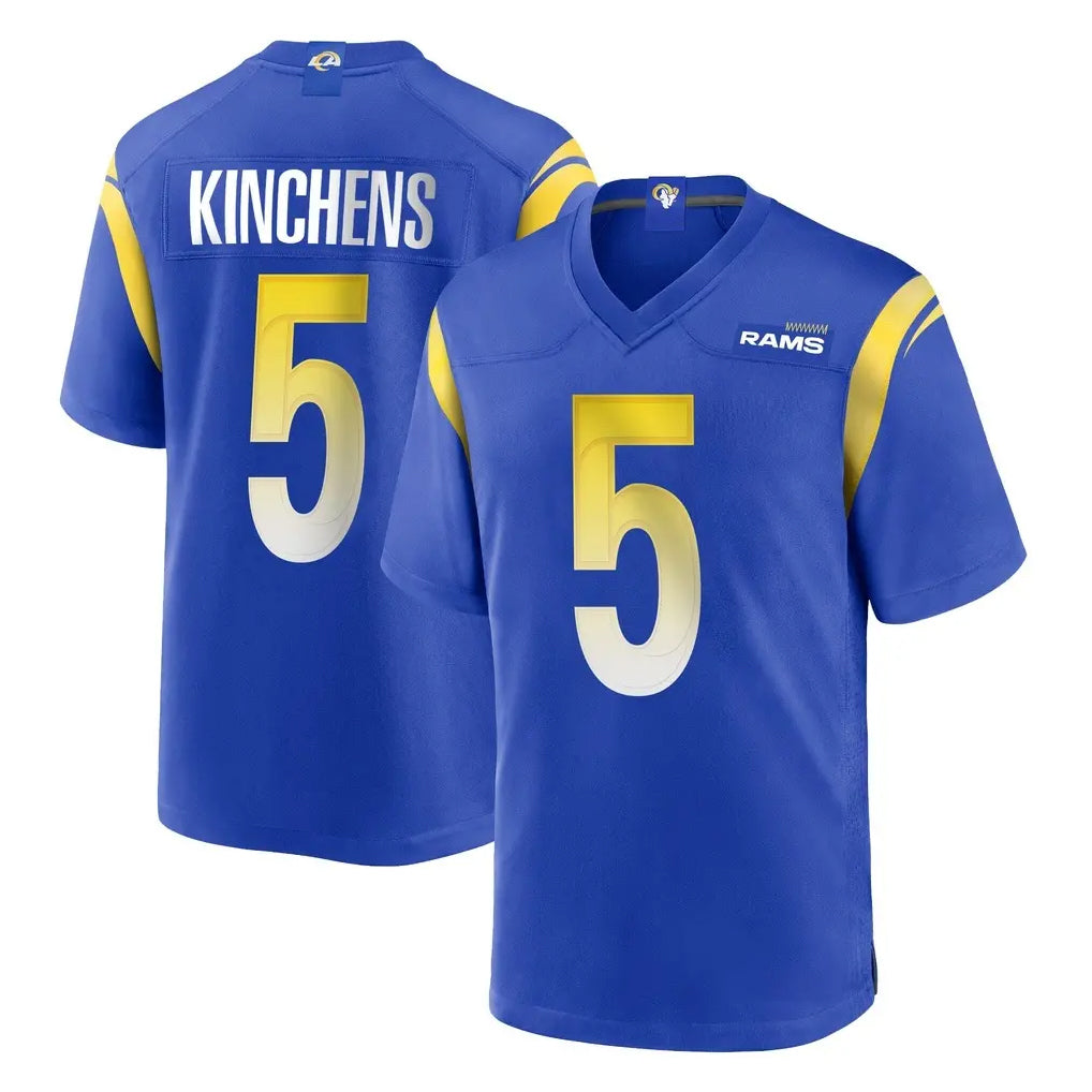 LA.Rams #5 Kamren Kinchens Player Royal Home Game Ldoa Stitched Jerseys
