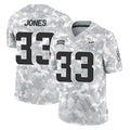 M.Vikings #33 Aaron Jones Sr. Player Arctic Camo Salute To Service Limited Game Ldoa Stitched Jerseys