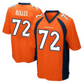 D.Broncos #72 Garett Bolles Player Orange Color Home Game Ldoa Stitched Jerseys
