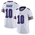 B.Bills #10 Khalil Shakir Player White Vapor Untouchable Limited Ldoa Stitched Jerseys