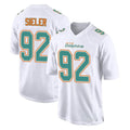 M.Dolphins #92 Zach Sieler Player White Fashion Home Game Ldoa Stitched Jerseys