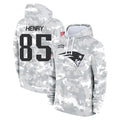 NE.Patriots #85 Hunter Henry Player Arctic Camo Salute to Service Pullover Hoodies Limited Game Ldoa Stitched Jerseys