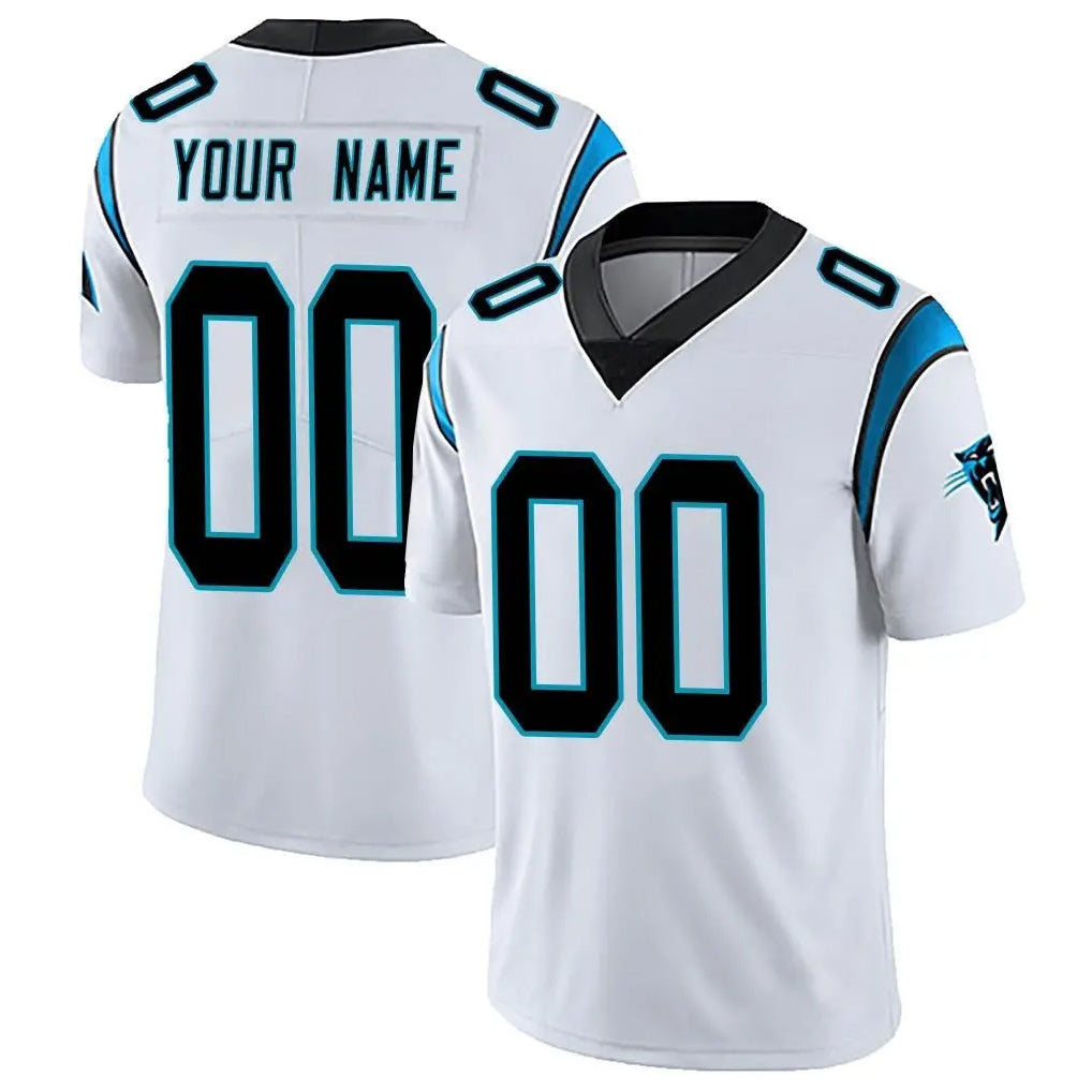 Custom C.Panthers White Vapor Untouchable Limited Game Any Name & Numbers Ldoa Stitched Jerseys