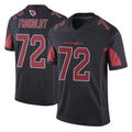 A.Cardinals #72 Hjalte Froholdt Player Black Limited Color Rush Vapor Untouchable Home Game Ldoa Stitched Jerseys