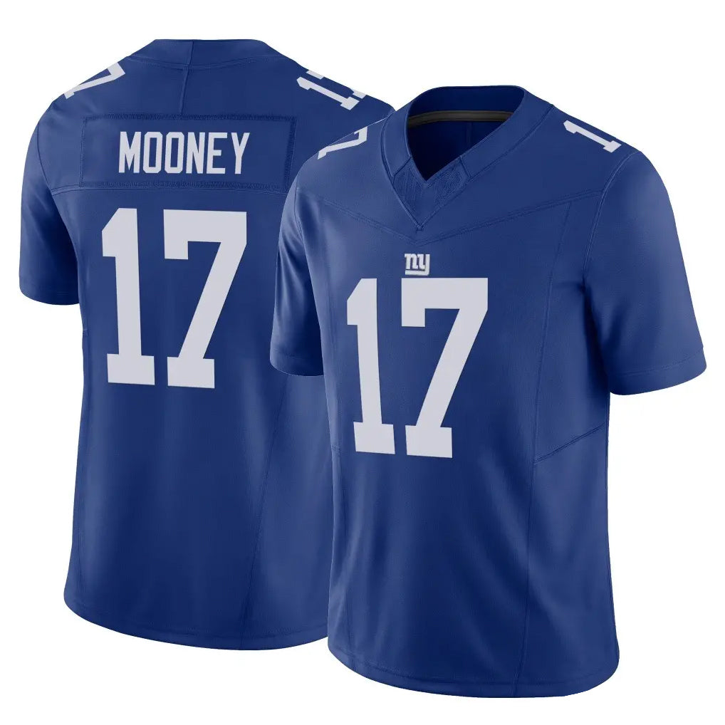 NY.Giants #17 Darnell Mooney Player Royal Limited Vapor F.U.S.E. Home Game Ldoa Stitched Jerseys