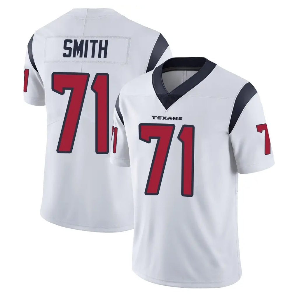 H.Texans #71 Braden Smith Player White Limited Vapor Untouchable Home Game Ldoa Stitched Jerseys