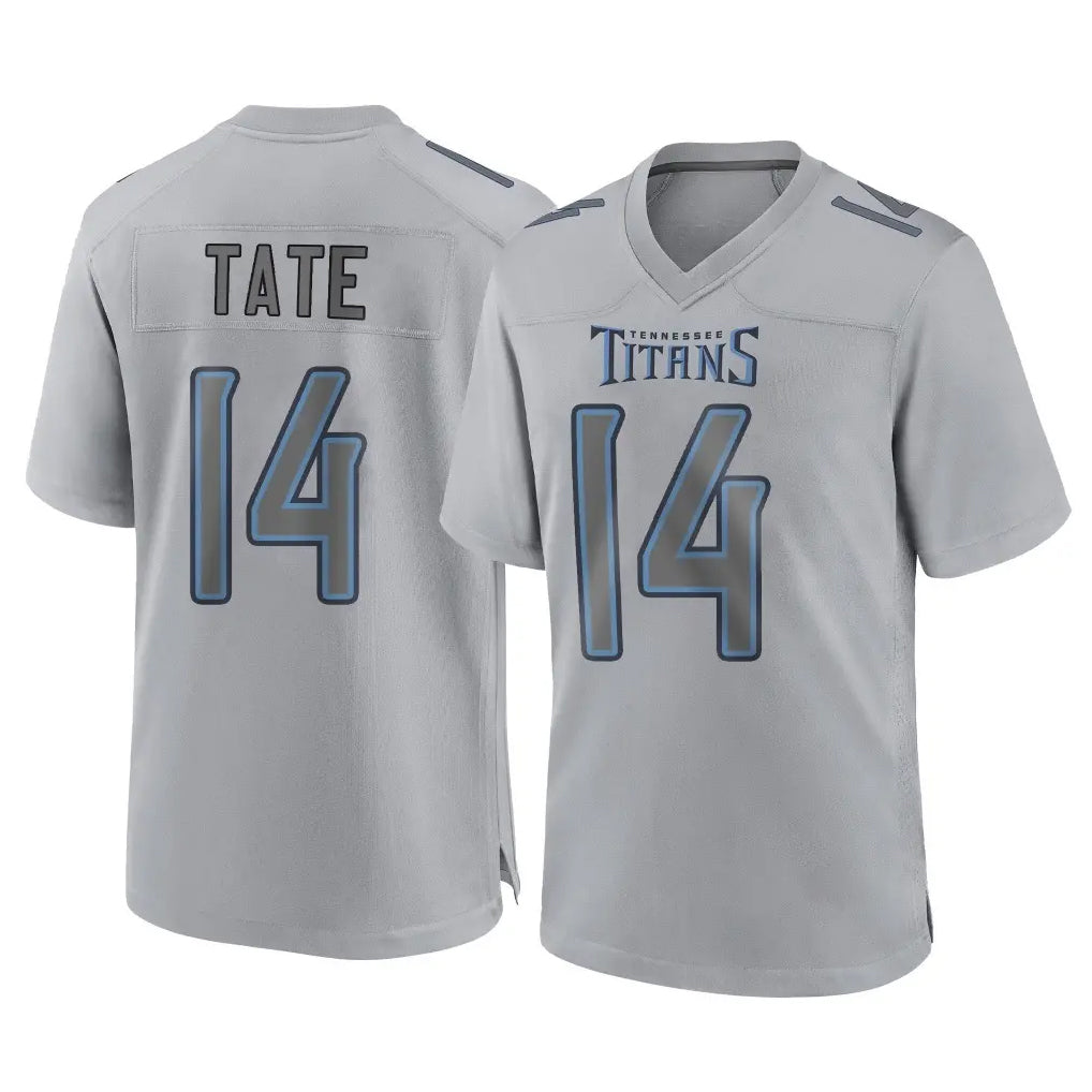 T.Titans #14 Carnell Tate Player Gray Atmosphere Fashion Home Game Ldoa Stitched Jerseys
