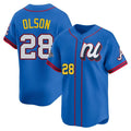 A.Braves #28 Matt Olson Player Royal National League All-Star Edition Game Ldoa Stitched Jerseys