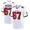 TB.Buccaneers #67 Luke Goedeke Player White Home Game Ldoa Stitched Jerseys
