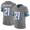 D.Lions #21 Roger McCreary Player Gray Vapor F.U.S.E. Limited Home Game Ldoa Stitched Jerseys