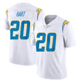 LA.Chargers #20 Cam Hart Player White Limited Vapor Untouchable Home Game Ldoa Stitched Jerseys