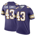 M.Vikings #43 Andrew Van Ginkel Player Purple Limited Classic Home Game Ldoa Stitched Jerseys