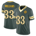GB.Packers #33 Evan Williams Player Green Limited 2026 Rivalries Collection Home Game Edoa Stitched Jerseys