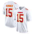 KC.Chiefs #15 Patrick Mahomes Player White Atmosphere Fashion Game Ldoa Stitched Jerseys
