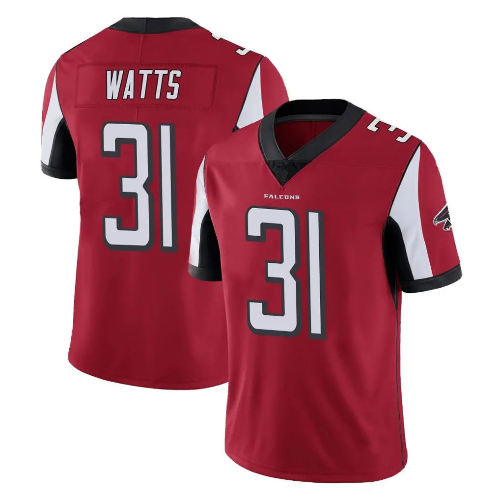 A.Falcons #31 Xavier Watts Player Red Color Vapor Untouchable Limited Home Game Ldoa Stitched Jerseys
