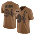 C.Browns #94 Mason Graham Player Brown Salute to Service Limited Home Game Ldoa Stitched Jerseys