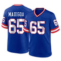 NY.Giants #65 Francis Mauigoa Player Royal Classic Home Game Ldoa Stitched Jerseys