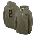 D.Cowboys #2 Cobie Durant Player Olive Salute to Service Pullover Hoodies Limited Kdoa Stitched Jerseys