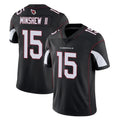A.Cardinals #15 Gardner Minshew II Player Black Vapor Limited Home Game Ldoa Stitched Jerseys