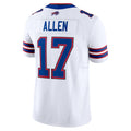B.Bills #17 Josh Allen Player White Vapor F.U.S.E. Limited Ldoa Stitched Jerseys