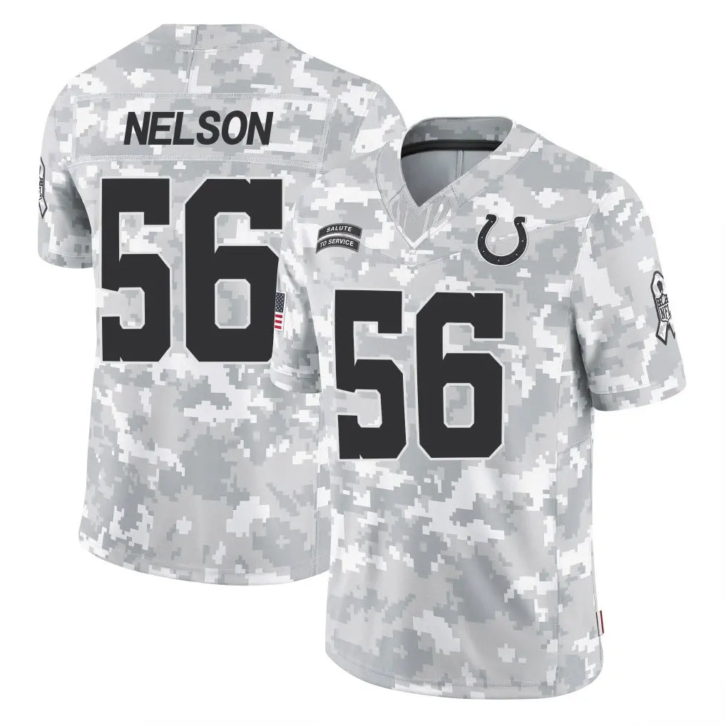 IN.Colts #56 Quenton Nelson Player Arctic Camo Salute To Service Limited Game Ldoa Stitched Jerseys