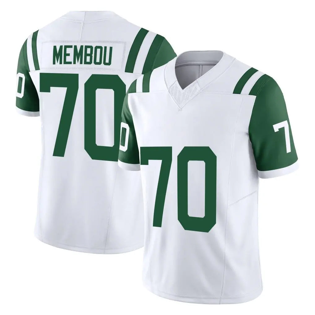 NY.Jets #70 Armand Membou Player White Limited Classic Vapor F.U.S.E. Home Game Ldoa Stitched Jerseys