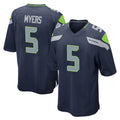 S.Seahawks #5 Jason Myers Player Navy Home Game Ldoa Stitched Jerseys