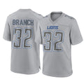 D.Lions #32 Brian Branch Player Gray Atmosphere Fashion Home Game Ldoa Stitched Jerseys