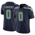 S.Seahawks #0 DeMarcus Lawrence Player Navy Limited Vapor F.U.S.E. Home Game Ldoa Stitched Jerseys