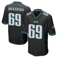 P.Eagles #69 Landon Dickerson Player Black Home Game Ldoa Stitched Jerseys