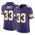 M.Vikings #33 Aaron Jones Sr. Player Purple Limited Classic Vapor F.U.S.E. Home Game Ldoa Stitched Jerseys