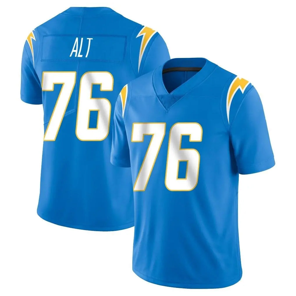 LA.Chargers #76 Joe Alt Player Blue Limited Vapor Untouchable Home Game Ldoa Stitched Jerseys