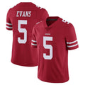 SF.49ers #5 Mike Evans Player Red Limited Vapor Untouchable Home Game Ldoa Stitched Jerseys