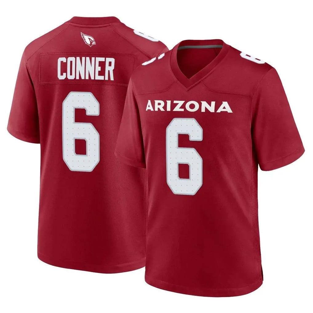 A.Cardinals #6 James Conner Player Cardinal Limited Home Game Ldoa Stitched Jerseys