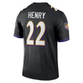 B.Ravens #22 Derrick Henry Player Black Legend Performance Ldoa Stitched Jerseys