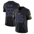 M.Vikings #55 Eric Wilson Player Black Impact LImited Home Game Ldoa Stitched Jerseys