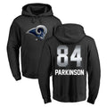 LA.Rams #84 Colby Parkinson Player Black Pullover Hoodie Limited Game Ldoa Stitched Jerseys