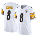 P.Steelers #8 Aaron Rodgers Player White Limited Vapor F.U.S.E. Home Game Ldoa Stitched Jerseys