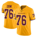 W.Commanders #76 Sam Cosmi Player Gold Limited Color Rush Home Game Ldoa Stitched Jerseys
