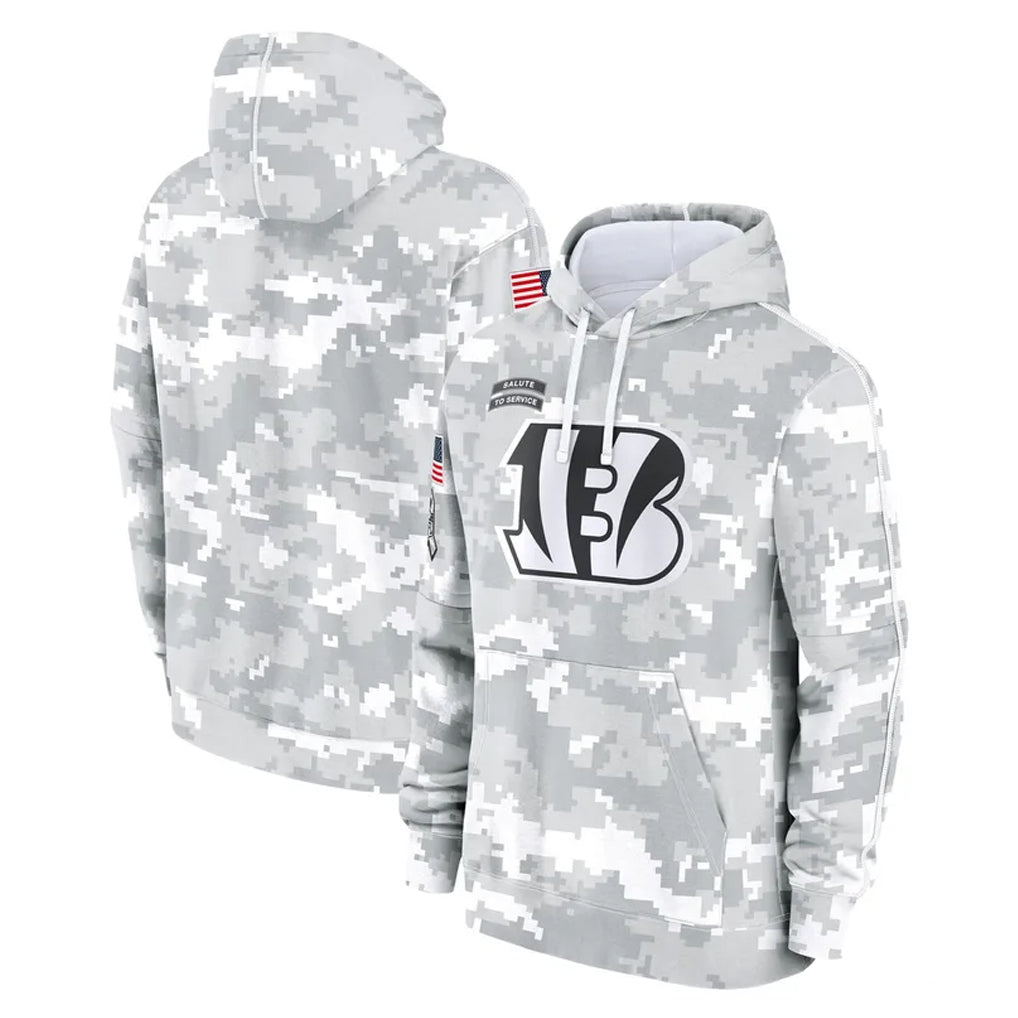 C.Bengals ## Bengals Blank Player Arctic Camo Salute to Service Pullover Hoodie Limited Ldoa Stitched Jerseys