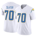 LA.Chargers #70 Rashawn Slater Player White Limited Vapor F.U.S.E. Home Game Ldoa Stitched Jerseys