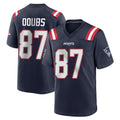 NE.Patriots #87 Romeo Doubs Player Navy Home Game Ldoa Stitched Jerseys