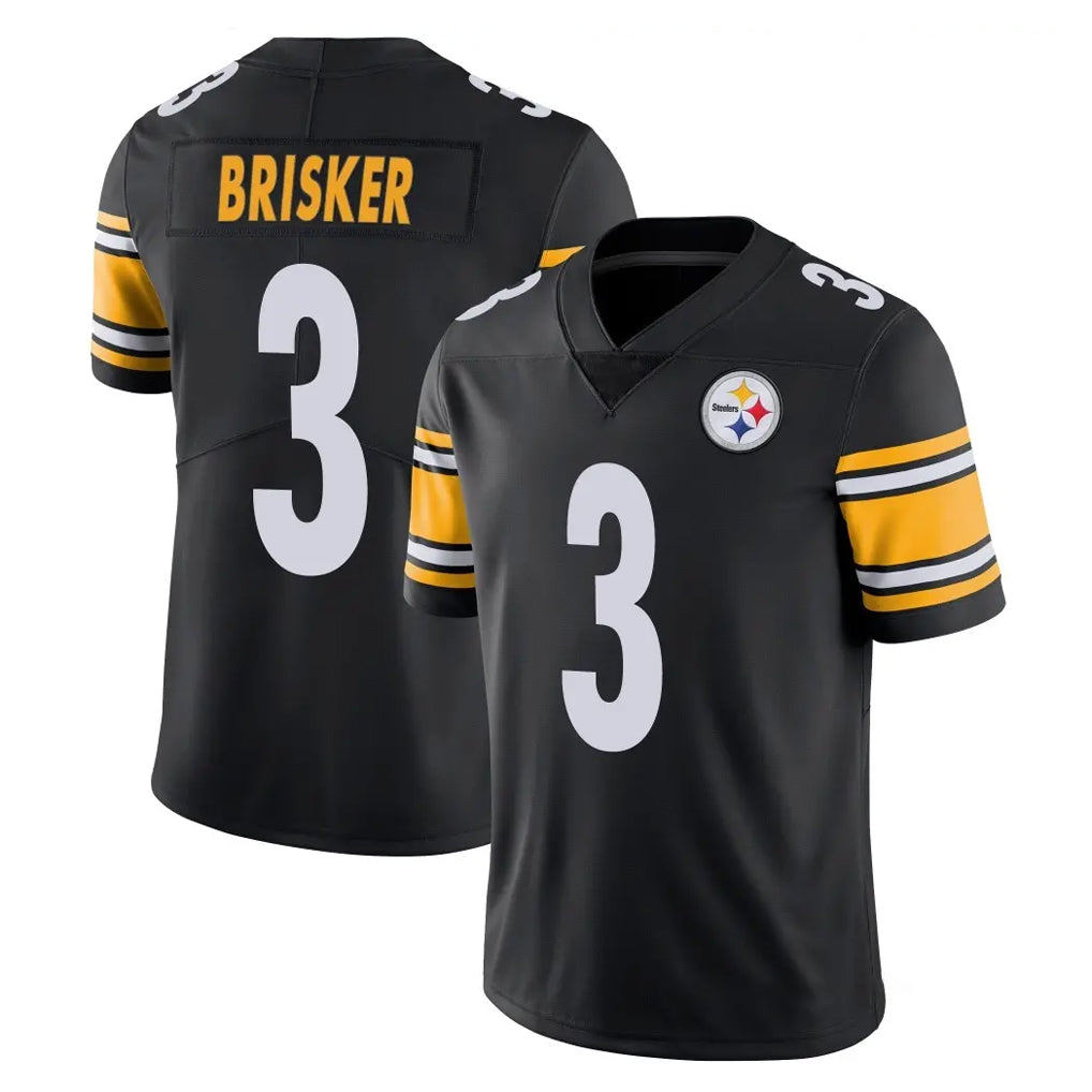 P.Steelers #3 Jaquan Brisker Player Black Limited Vapor Untouchable Home Game Ldoa Stitched Jerseys