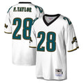 J.Jaguars #28 Fred Taylor?Player White Mitchell & Ness Legacy Home Game Ldoa Stitched Jerseys