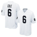 LV.Raiders #6 A.J. Cole Player White Home Game Ldoa Stitched Jerseys