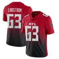 A.Falcons #63 Chris Lindstrom Player Red Vapor Untouchable Limited Home Game Ldoa Stitched Jerseys