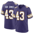 M.Vikings #43 Andrew Van Ginkel Player Purple Classic Home Game Ldoa Stitched Jerseys
